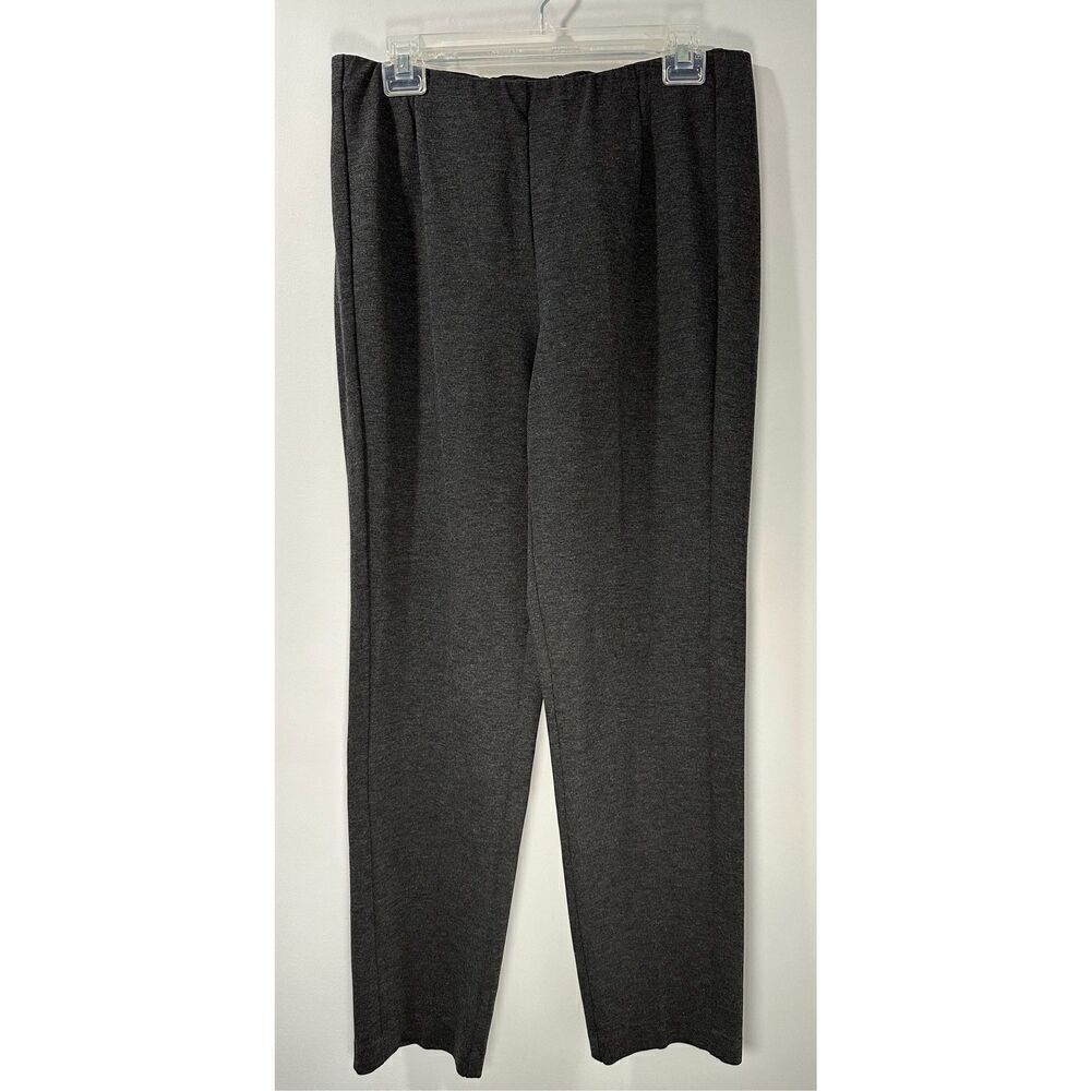 J. Jill Ponte women’s dark gray slim leg pull on pants size Medium. #31-1805